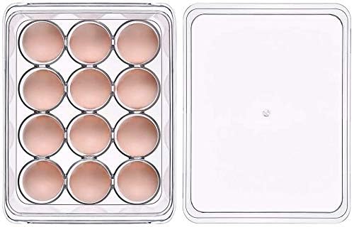 Inditradition Acrylic Egg Storage Box for 12 Eggs | Unbreakable, BPA Free, Food-Grade (Transparent) - Image 3