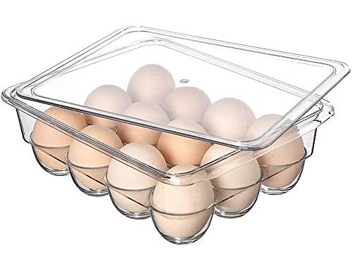 Inditradition Acrylic Egg Storage Box for 12 Eggs | Unbreakable, BPA Free, Food-Grade (Transparent) - Image 2
