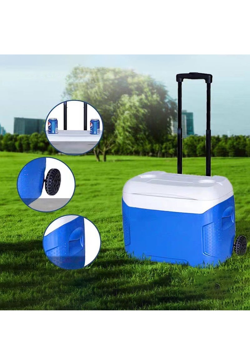 Manful Heavy-Duty Wheeled Cooler with Telescopic Handle 28L  - Image 2