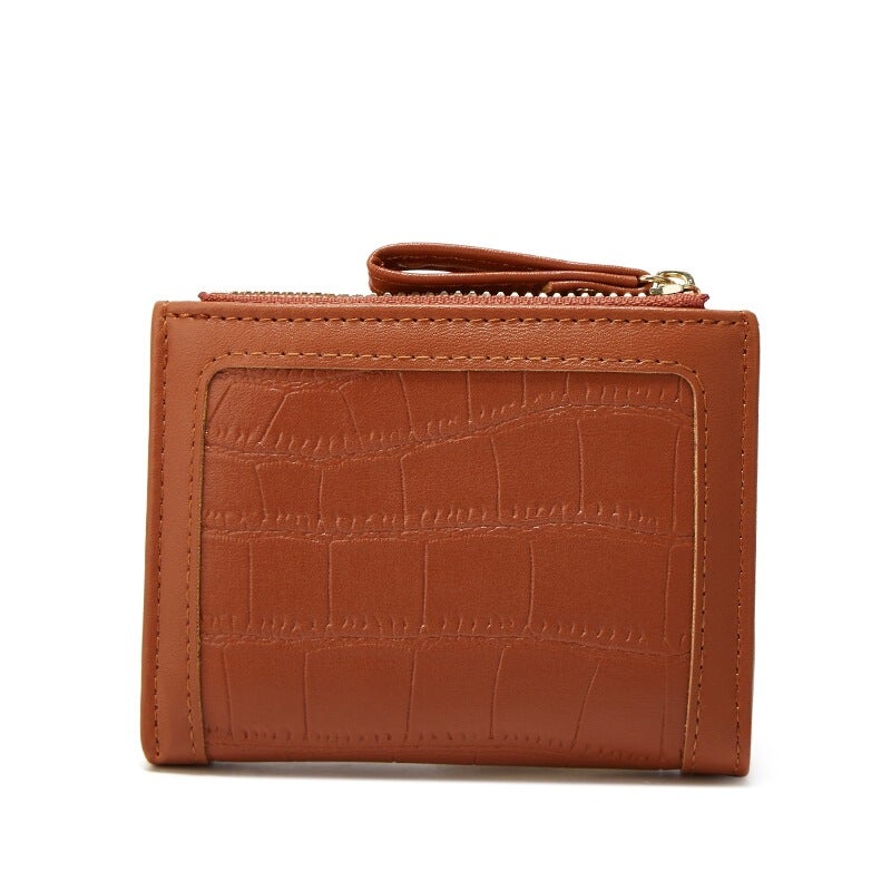 Multifunctional Solid Color PU Leather Wallet, RFID Blocking Design Portable Daily Storage Purse for Cards Cash Coin Business Use - Image 2