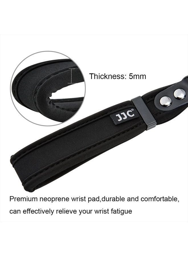 JJC Soft Camera Hand Strap Wrist Strap for Canon Rebel T7 T6 T8i SL3 90D EOS R R10 RP M50 M6 Nikon D3500 D5600 D750 Z5 Z6 Z7 Z50 Z30 Sony ZV-E1 A6000 A6100 A6400 A7 A7S Fuji X-T5 X-T4 X-T30 X-E4 &More - Image 2