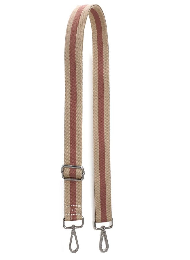 Kolti Purse Strap Replacement Crossbody Handbag Stripe Wide Adjustable, Nickel Buckle-334, L - Image 4