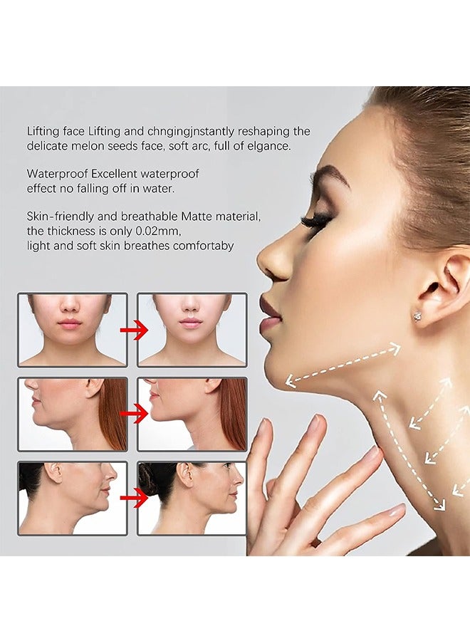 Ant 40 Piece Face Lift Tape V Shaped Invisible Face Stickers Double Chin V Line Lifting Patch Tighten Hide Wrinkles Around The Eyes Neck Lifting Saggy Skin Make Up Tools - Image 5