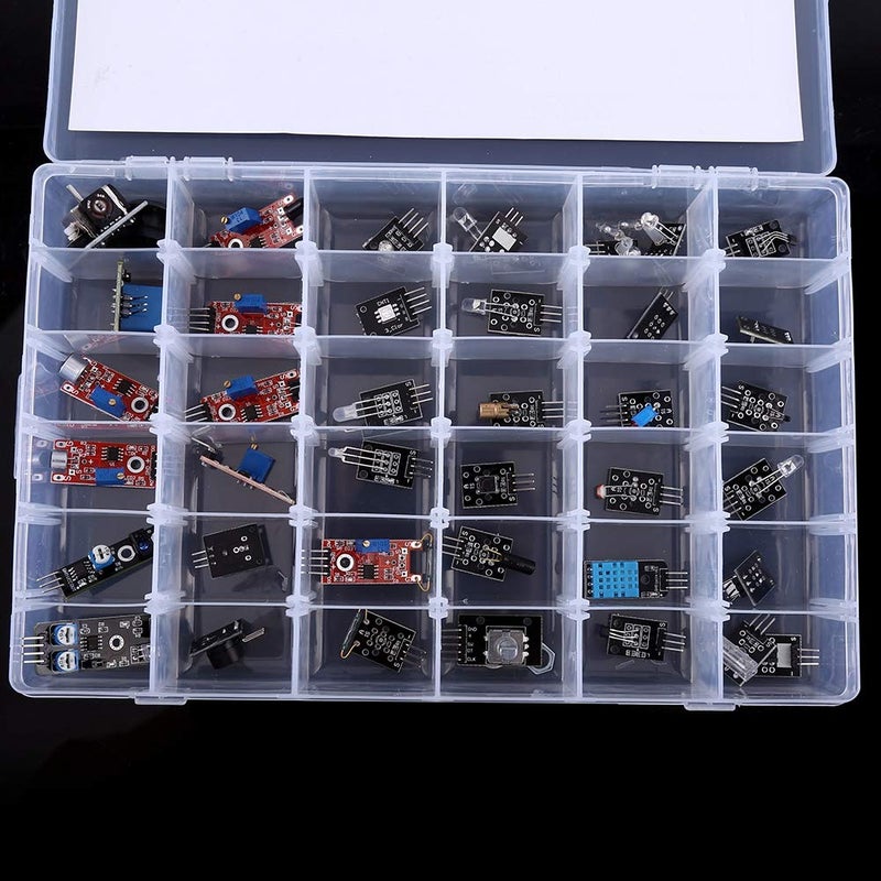 37 In 1 Sensor Modules Starter Kit For Arduino MCU Learning With Protective Case - Image 3