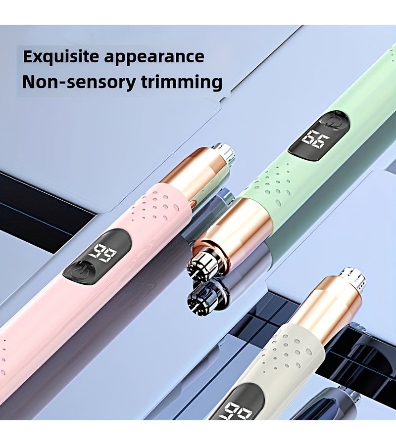 Ladies Hair Trimmer FY011FS Mini Nose Ear Trimmer USB Rechargeable Portable Personal Grooming Tool for Travel Daily Use - Image 3