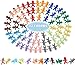 ZYFLSQ 120 Mini Plastic Babies 12 Colors Tiny Figurines 1 Inch Mardi Gras King Cake Bulk Fun for King Cake Ice Cubes Baby Shower Game - Image 2