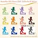 ZYFLSQ 120 Mini Plastic Babies 12 Colors Tiny Figurines 1 Inch Mardi Gras King Cake Bulk Fun for King Cake Ice Cubes Baby Shower Game - Image 4