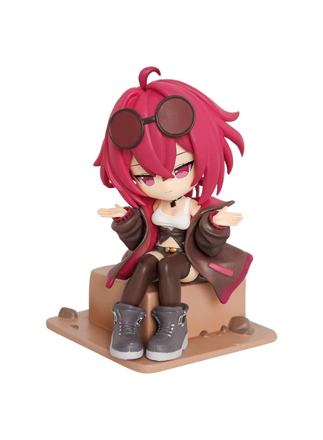 عام نجمة قبة السكك الحديدية كافكا سطح المكتب الديكور س نسخة يجلس كافكا شخصية نموذج جمع الديكور اللعب هدايا للعائلة والأصدقاء - Image 1