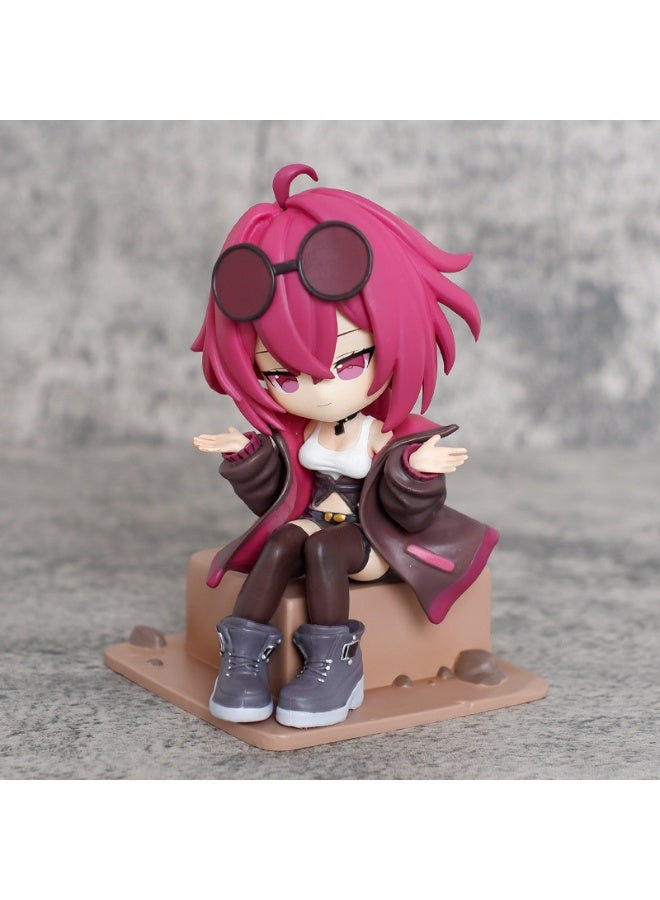 عام نجمة قبة السكك الحديدية كافكا سطح المكتب الديكور س نسخة يجلس كافكا شخصية نموذج جمع الديكور اللعب هدايا للعائلة والأصدقاء - Image 2