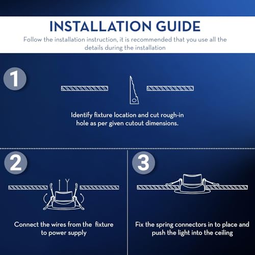 Crompton Star Lord | Recessed Ceiling Lights | 12W | Round | Cool White | for False Ceiling Installation | Cutout: 5" | for Home, Living Room, Office & Shops | Pack of 1 - Image 4