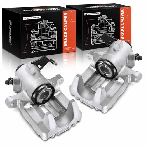 A-Premium Disc Brake Caliper Assembly without Bracket Compatible with Select Audi and Volkswagen Models - TT/Jetta 2000, Beetle 1998-2000, Golf 1999, Cabrio 1999-2002 - Rear Driver and Passenger - Image 1