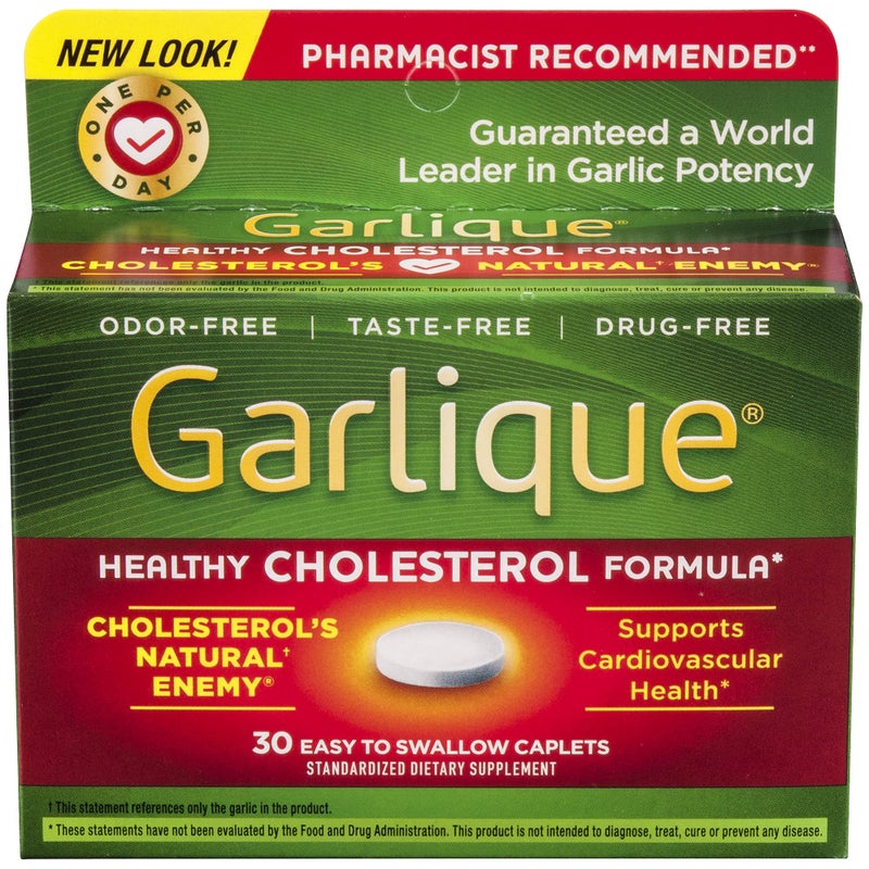 Garlique Cardiovascular Dietary Supplement Green 30 Count