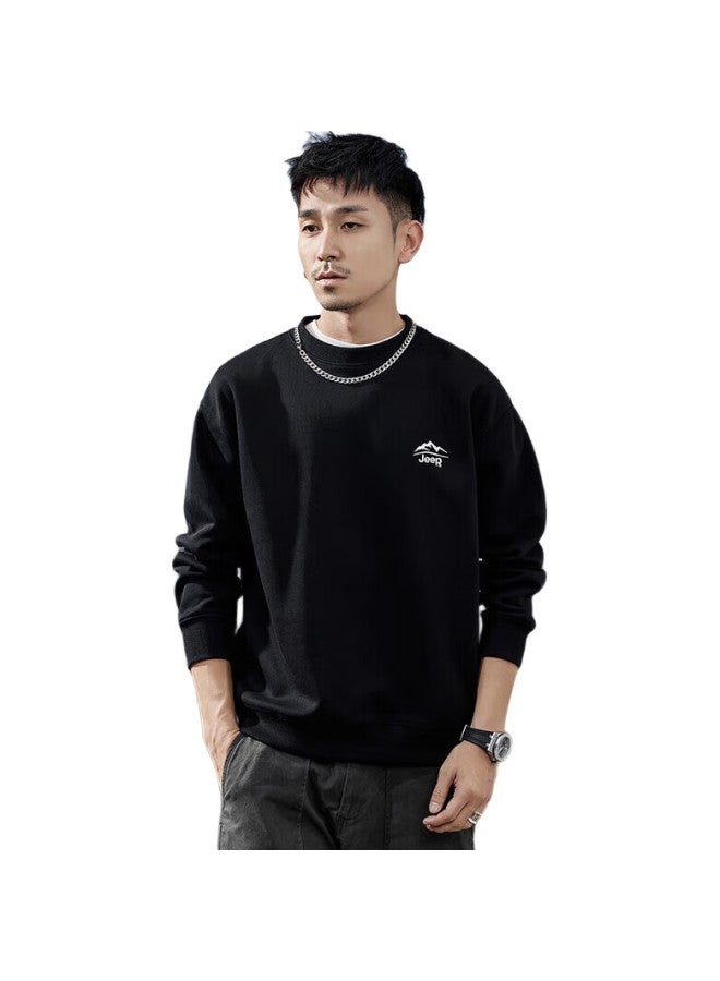 Jeep Spring Round Neck Sweatshirt, Men'S Loose Sweatshirt Jacket, Casual Sports Top, Men'S Trendy Brand - Image 3