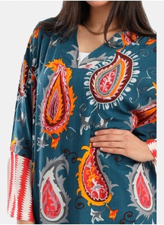 Carina Colored Viscose Abaya  - Image 1