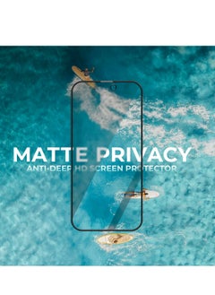 Maxwell 3D Matte Privacy Anti-Peep HD Screen Protector Compatible with iPhone 16 Pro Max Privacy Protection Anti-Static, Oleophobic Coating, Anti-Dust, Easy to Install, Non Bubble Installation - pzsku/Z1603038F6236FED5D7F2Z/45/_/1739797349/4dc53d65-4485-4411-80ab-9d3d8751ae63