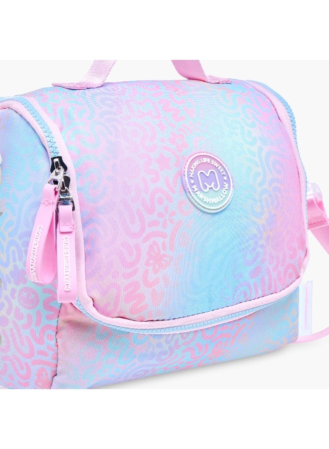 MARSHMALLOW Lunch/Cooler Bag-Iris-1 Cmprt-Girls- (Polyester) Multicolour \ 21X21X10 - Image 5