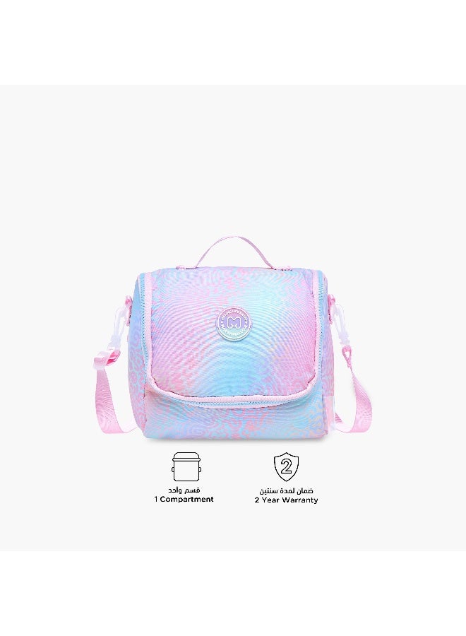 MARSHMALLOW Lunch/Cooler Bag-Iris-1 Cmprt-Girls- (Polyester) Multicolour \ 21X21X10 - Image 4