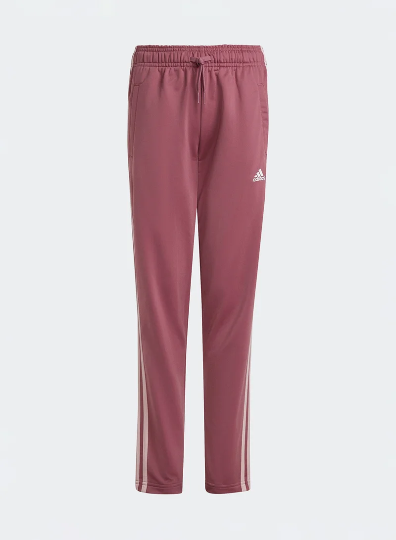 adidas Junior Girls Essentials 3 Stripes Tracksuit
