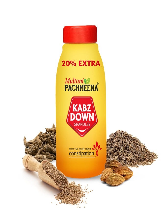Multani حبيبات مولتاني باتشمينا كابز داون | دواء أيورفيدي لعلاج الإمساك | لعلاج مشاكل الجهاز الهضمي، وآلام المعدة، وانتفاخ البطن | الحموضة، والغازات، والانتفاخ | يعزز حركة الأمعاء الصحية | 120 غرام - Image 1