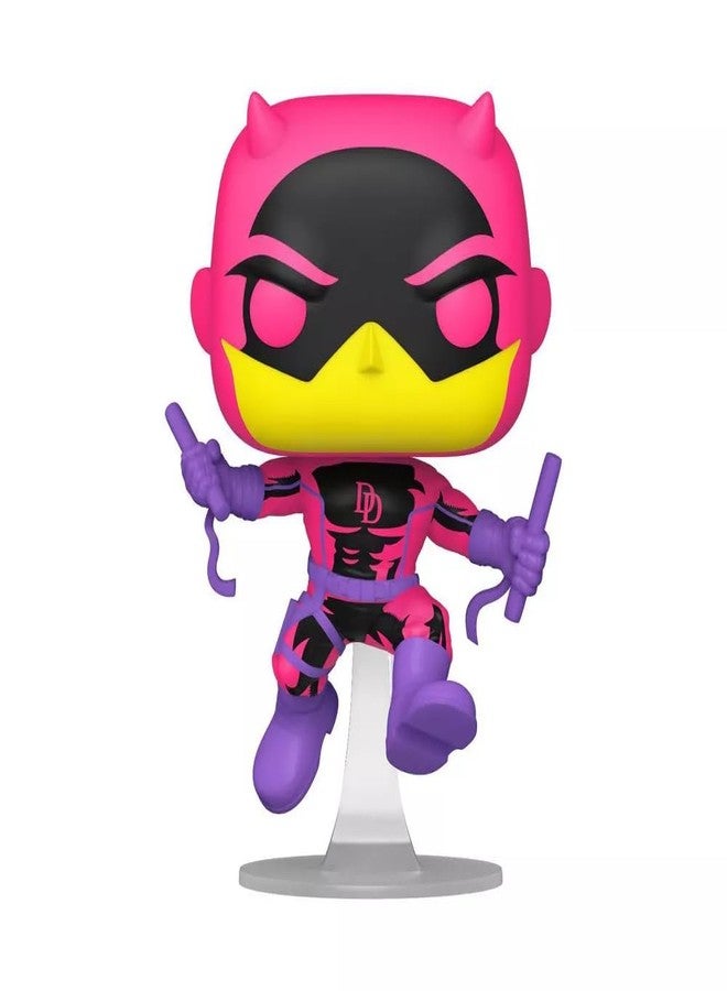 Funko Daredevil Pop! Vinyl Bobblehead Figure, Marvel, Glows in Blacklight, 3.77 Inches, 77545 - Image 3