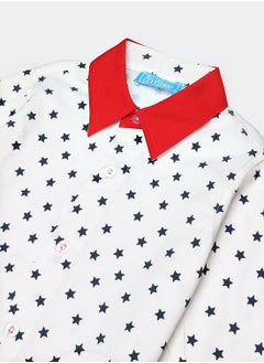 milou Baby Boys Shirt Poplin Star  - Image 3