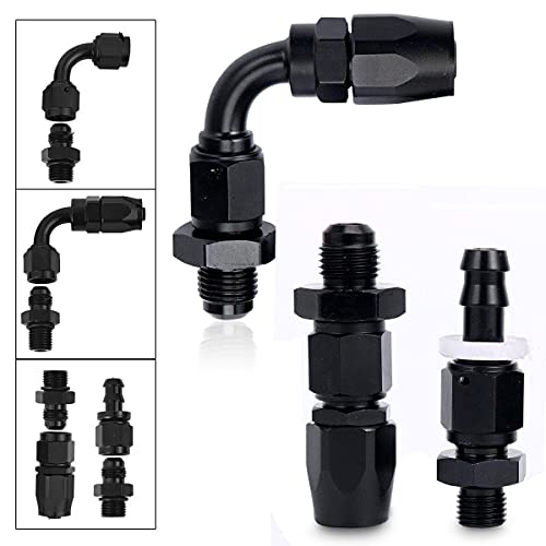 OSIAS مجموعة منظم ضغط الوقود الألمنيوم القابل للتعديل EFI العالمية + مقياس ضغط زيت 160 Psi AN6-6AN ملحقات خرطوم خط الوقود - Image 5