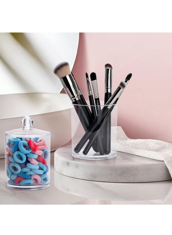 1 piece acrylic cotton swab holder with a cover - Image 5