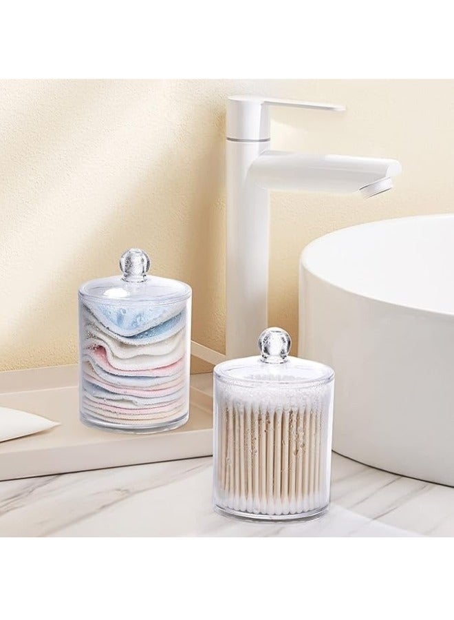 1 piece acrylic cotton swab holder with a cover - Image 4