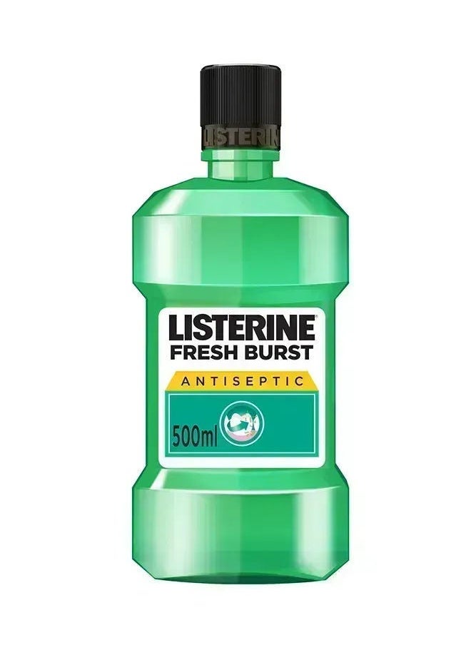 Listerine Mouthwash, Fresh Burst, 500ml 