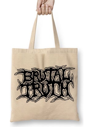 Print Shop Brutal Truthrotten Sound Nasum Terrorizer Napalm Death Nuclear Assault Tote Bag Long Handle