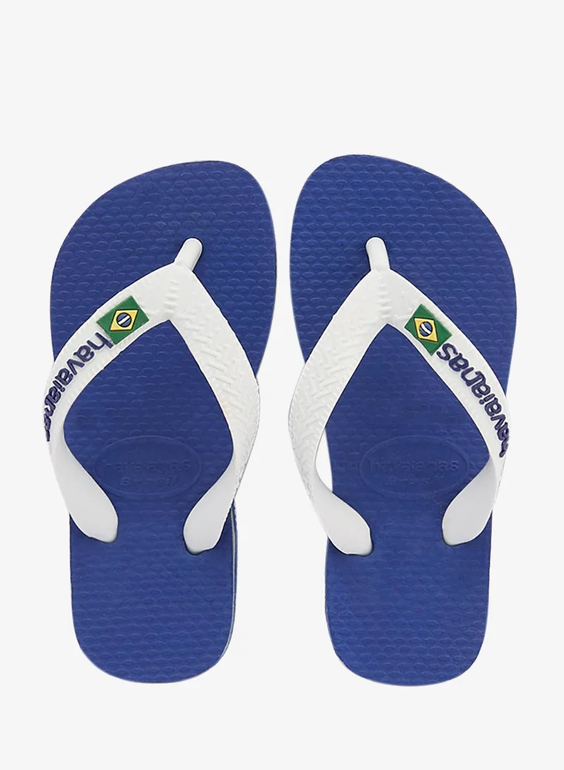 هافاياناس Hav. Brasil Logo Marine Blue