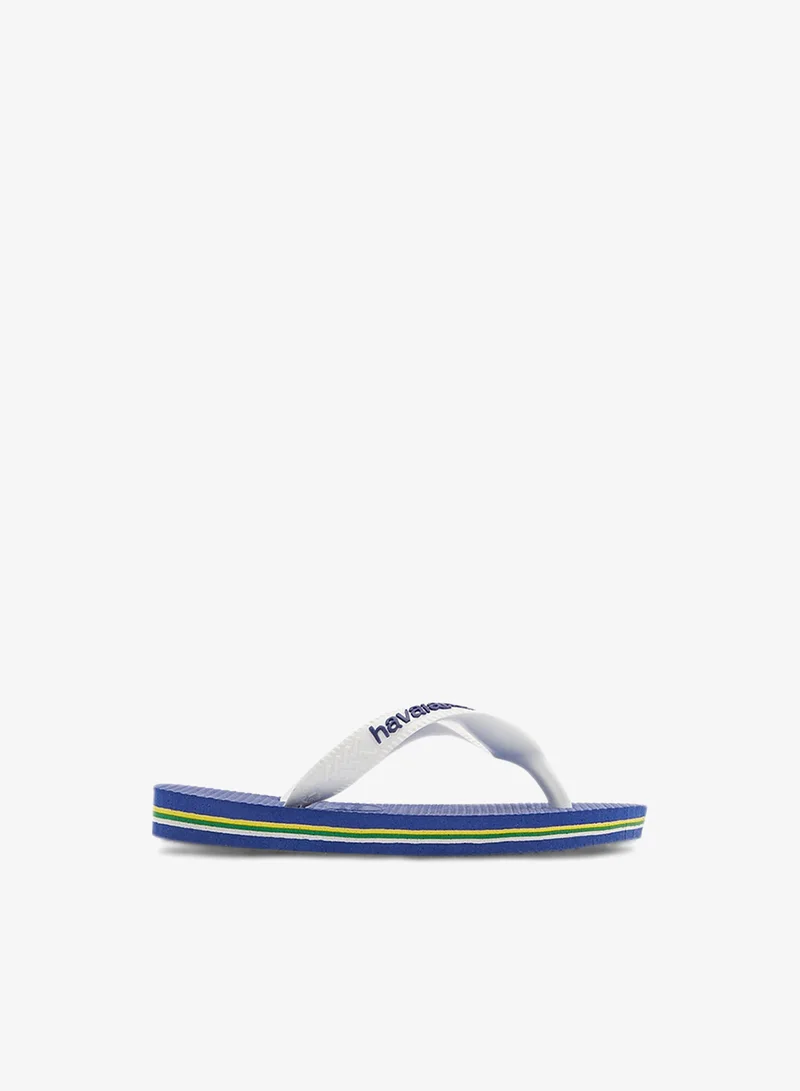 هافاياناس Hav. Brasil Logo Marine Blue