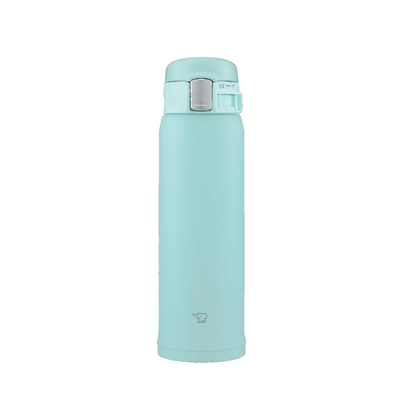 Zojirushi SMSF48AM Water Bottle Direct Drinking Onetouch Open Stainless Steel Mug 169 fl oz 480 ml Mint Blue - Image 2