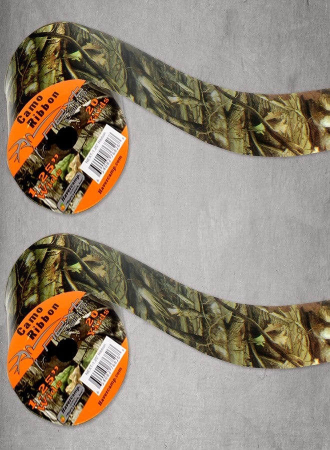هافركامب شريط مموه للصيد - لفتان - بكرتان من شريط هدايا Next Camo Poly - 1.25 بوصة × 20 ياردة طولًا. مثالي لتغليف الهدايا، والأعمال اليدوية، والتجعيد، والأنشطة الخارجية، وللرجال - من Havercamp - Image 4