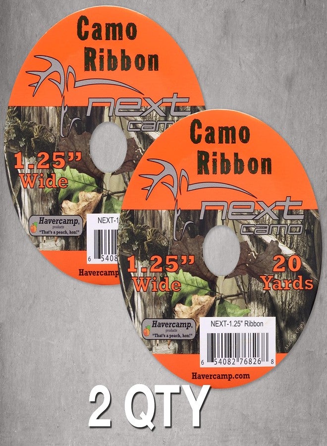 هافركامب شريط مموه للصيد - لفتان - بكرتان من شريط هدايا Next Camo Poly - 1.25 بوصة × 20 ياردة طولًا. مثالي لتغليف الهدايا، والأعمال اليدوية، والتجعيد، والأنشطة الخارجية، وللرجال - من Havercamp - Image 2