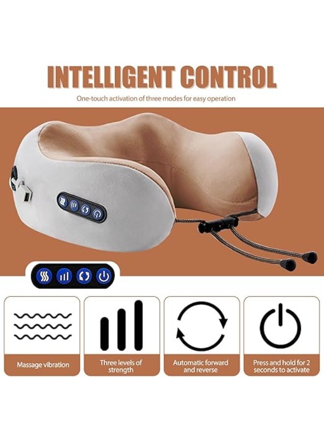 Neck Massager - Rechargeable U-Shape Deep Tissue Relaxer - Wireless, Durable & Easy-to-Use for Travel, Office & Driving - Image 3