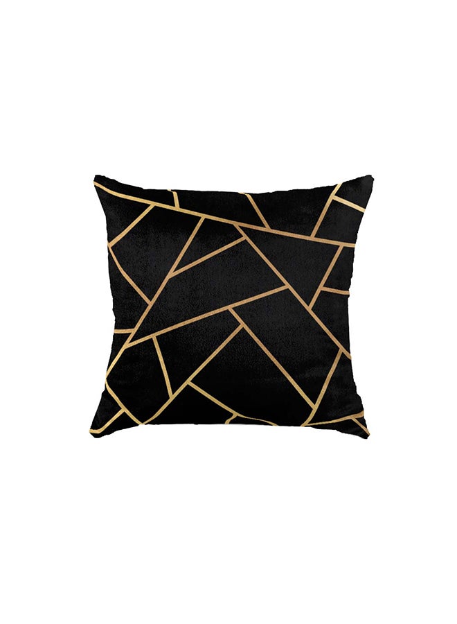 RIZARIES SuperSoft Black & Copper Throw Cushion  - Image 1