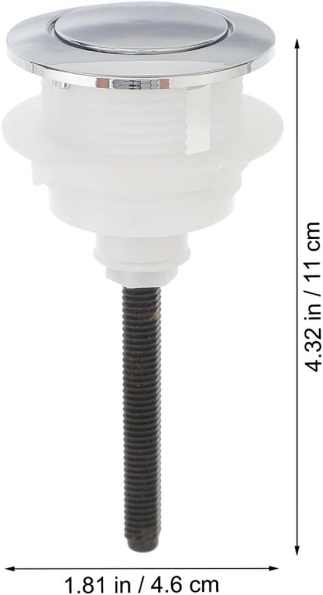ULTECHNOVO 2pcs Toilet Push Button Replacement Toilet Push Button Replacement 38x46mm Bathroom Accessories - Image 2