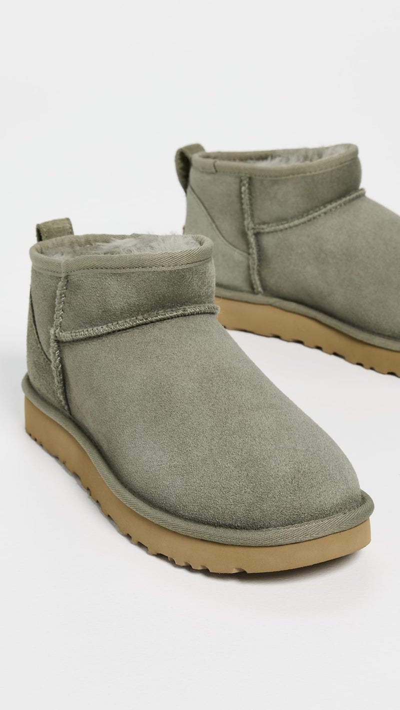 UGG Women's Classic Ultra Mini Boot, Moss Green/Amphora, 10 - Image 4