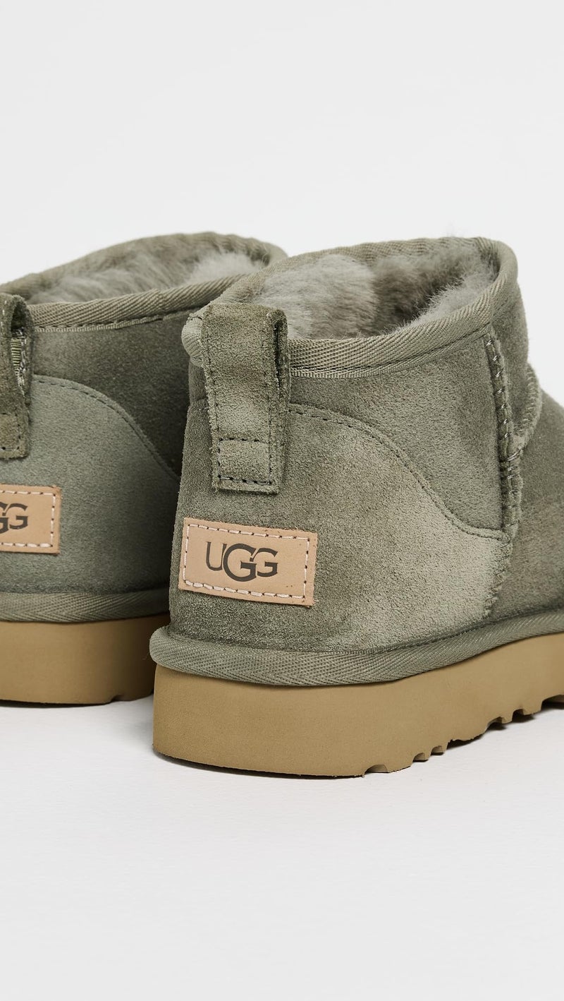 UGG Women's Classic Ultra Mini Boot, Moss Green/Amphora, 10 - Image 3