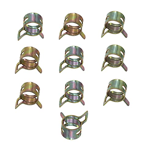 YD-PS001 3/8" 10mm Spring Clip Fuel Oil Line Silicone Vacuum Hose Clamp Pack of 10 - Image 3