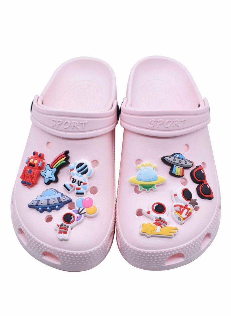 Shoe Decoration Charms, 40 Pcs Cartoon Crocs Accessories for Shoes ​PVC Charms Bracelet Wristband Men Women Kids Girl Nurse Buckle Party Favors Birthday Children Reward Gifts - Image 4