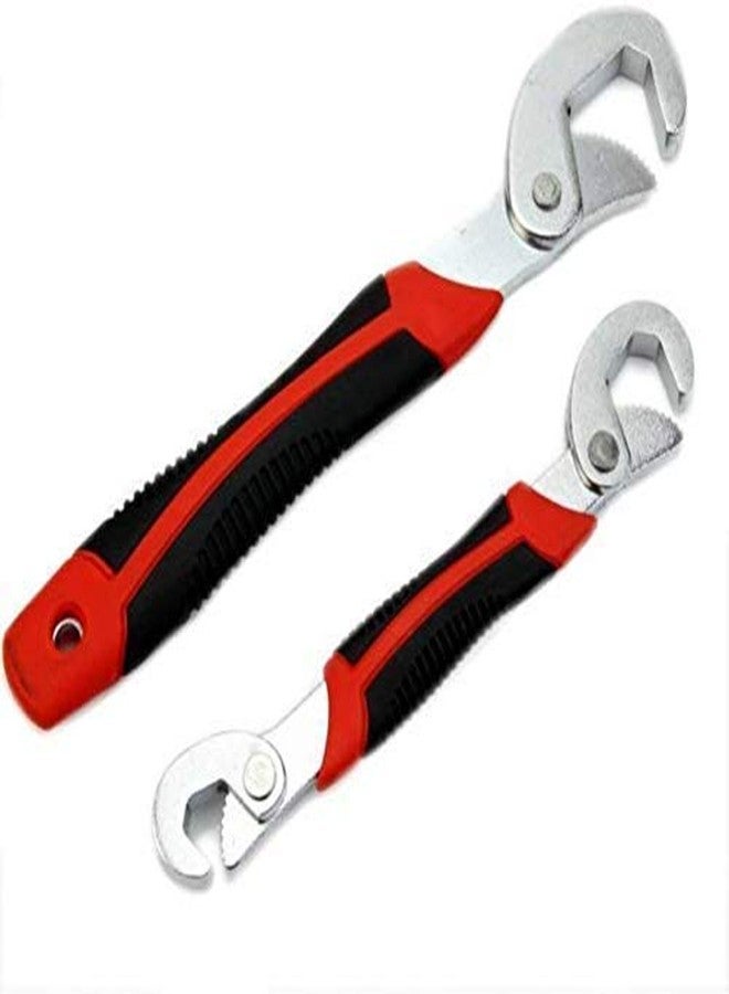 KPS Snap 'n Grip Auto Adjustable Universal (Multi Function) Wrench Spanner Tool Set Open End (Stainless Steel) Socket Tools and 9 Mm to 32 Mm Works C Shaped (EASY TO USE) PACK OF 1 - Image 1