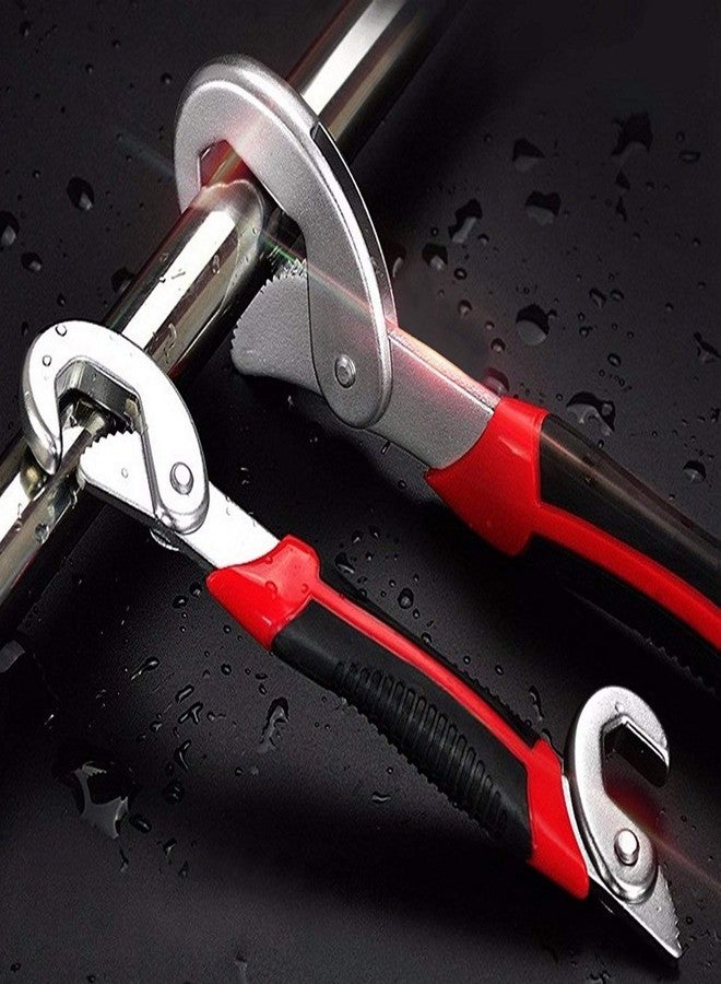KPS Snap 'n Grip Auto Adjustable Universal (Multi Function) Wrench Spanner Tool Set Open End (Stainless Steel) Socket Tools and 9 Mm to 32 Mm Works C Shaped (EASY TO USE) PACK OF 1 - Image 4