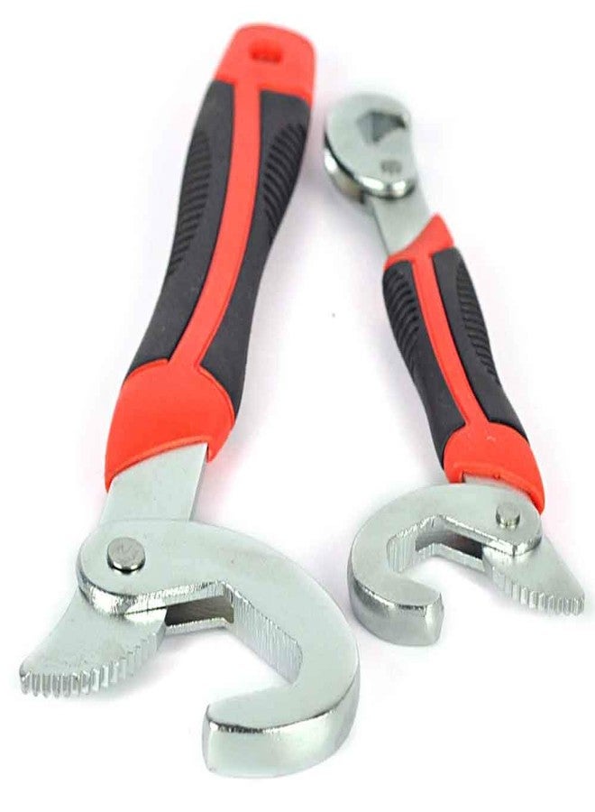 KPS Snap 'n Grip Auto Adjustable Universal (Multi Function) Wrench Spanner Tool Set Open End (Stainless Steel) Socket Tools and 9 Mm to 32 Mm Works C Shaped (EASY TO USE) PACK OF 1 - Image 2