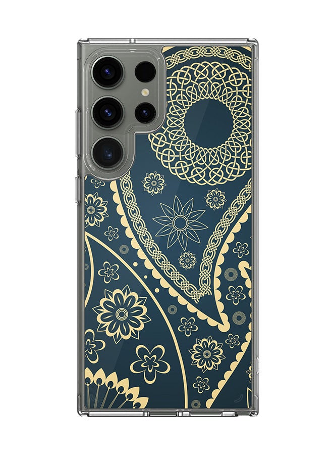 Stylizedd Classic Clear Case for Samsung Galaxy S23 Ultra , Hybrid Soft Transparent Cover [ Designed for Samsung Galaxy S23 Ultra ] - Indian Nights Full Print - Image 1