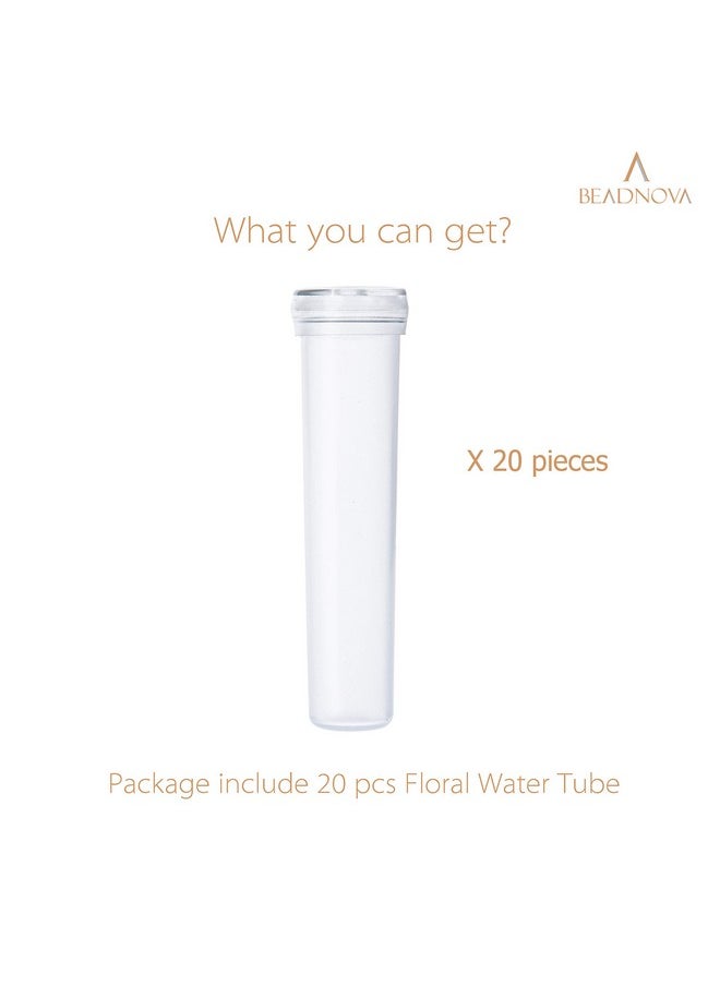 Floral Water Tubes 2.8 Inch Plastic Water Tubes For Floral Flower Vials With Caps For Flower Arrangement Decoration (Clear 20 Pcs) - pzsku/Z1603F092CD436B9C0409Z/45/_/1724479508/78578a8c-0e74-431c-93bb-99824d3437c5