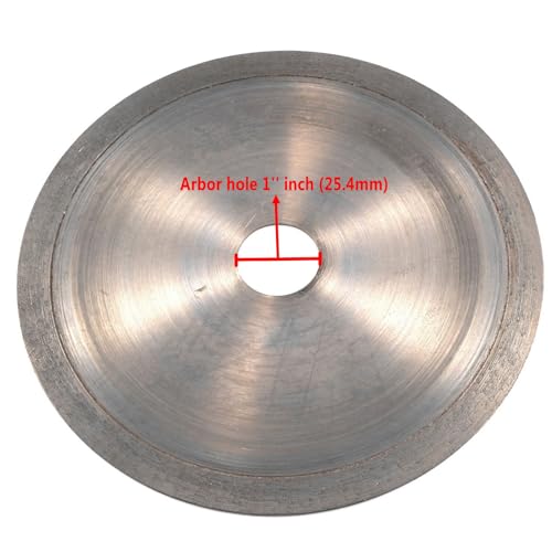 ILOVETOOL 6 inch Sintered Lapidary Saw Gemstone Diamond Blade Tile Cutter 1'' Arbor for Cutting Rocks Agate - Image 2