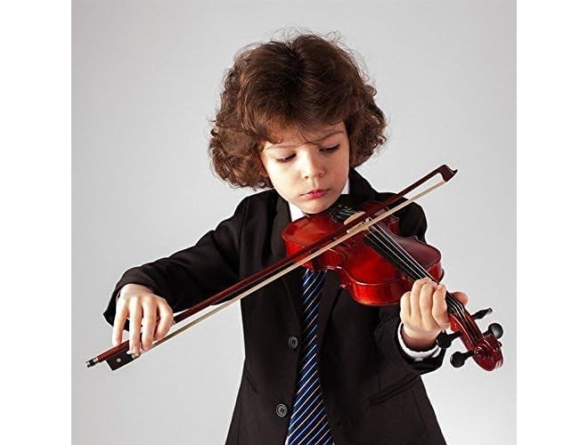 PERLMAN Violin Shoulder Rest for 4/4 and 3/4 with Collapsible and Height Adjustable Feet, Imitation wood grain. (3/4, 4/4) - Image 5