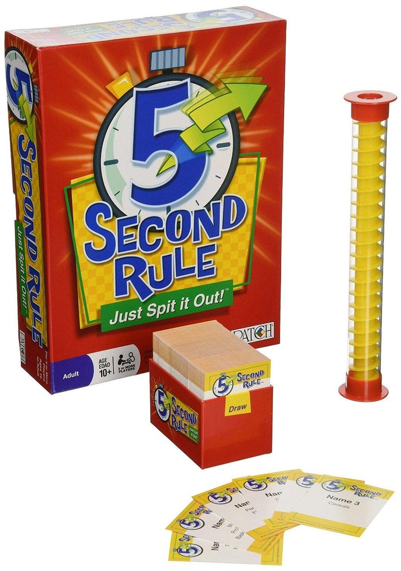 5 Second Rule - Just Spit it Out Family Board Games For Kids And Adults toy